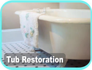 Tub Restoration: Our restoration process will transform your old tubs and countertops. Get a new look without high cost. Restore, don't replace! Tub Restoration